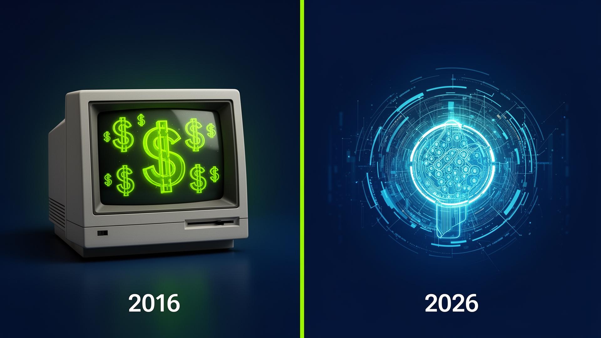 Ціни на digital у 2016 vs 2026: як AI знизив вартість послуг на порядок